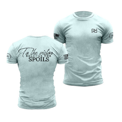 Prism Ice Blue To the Victor Belong the Spoils | Premium Men's Tee