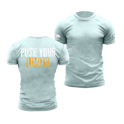 Prism Ice Blue Push Your Limits | Premium Men's Tee