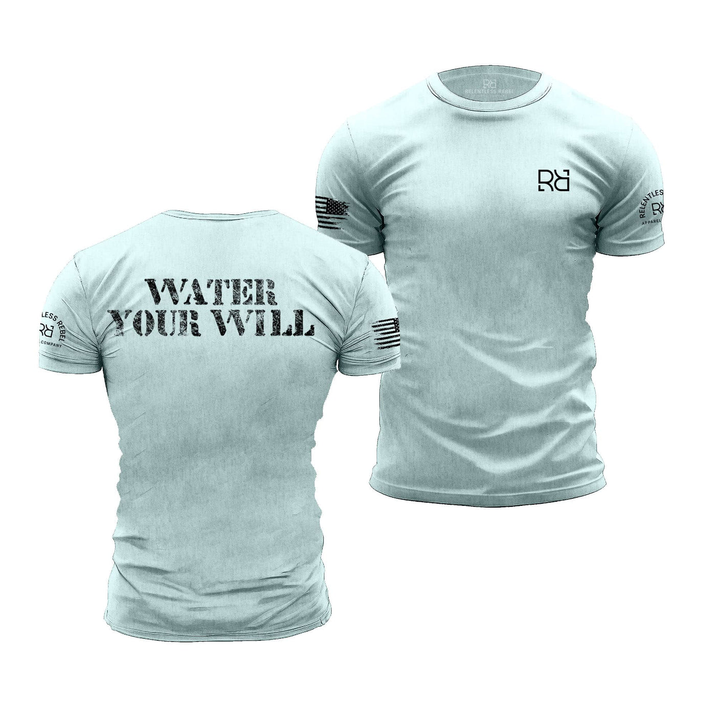 Prism Ice Blue Water Your Will | Premium Men's Tee