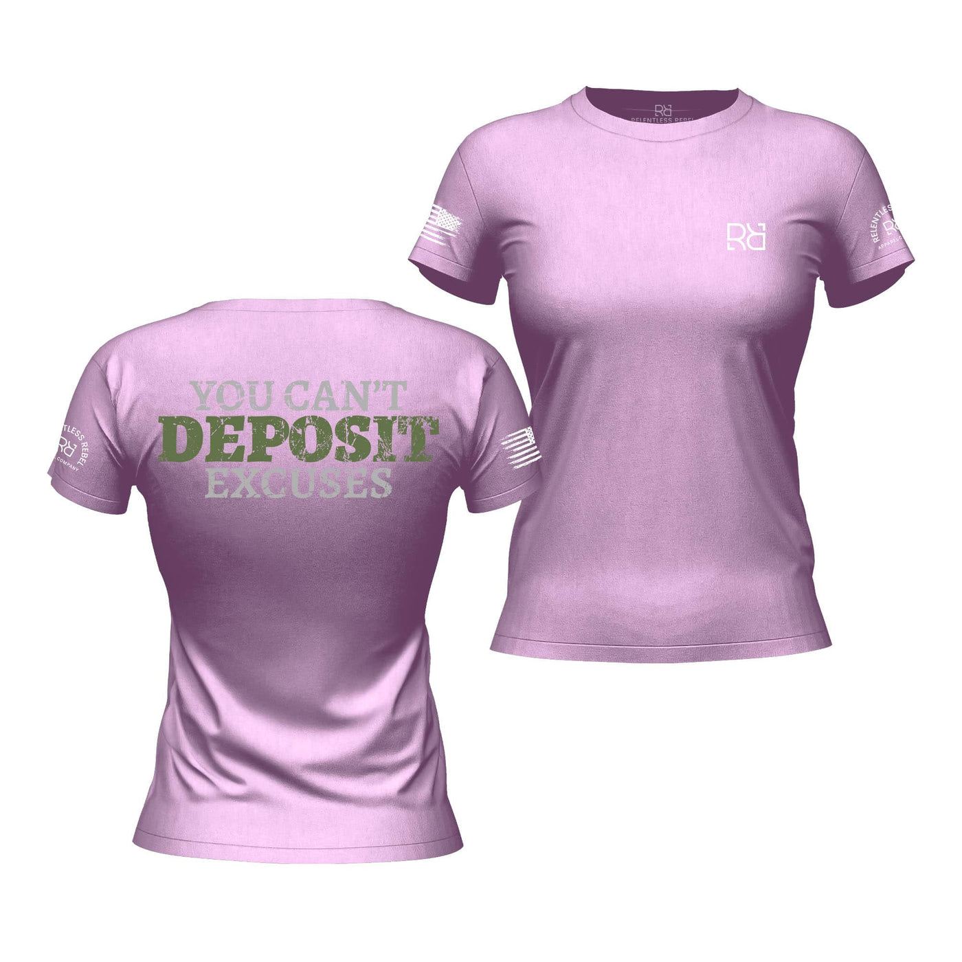 You Can't Deposit Excuses Prism Lilac Women's Tee