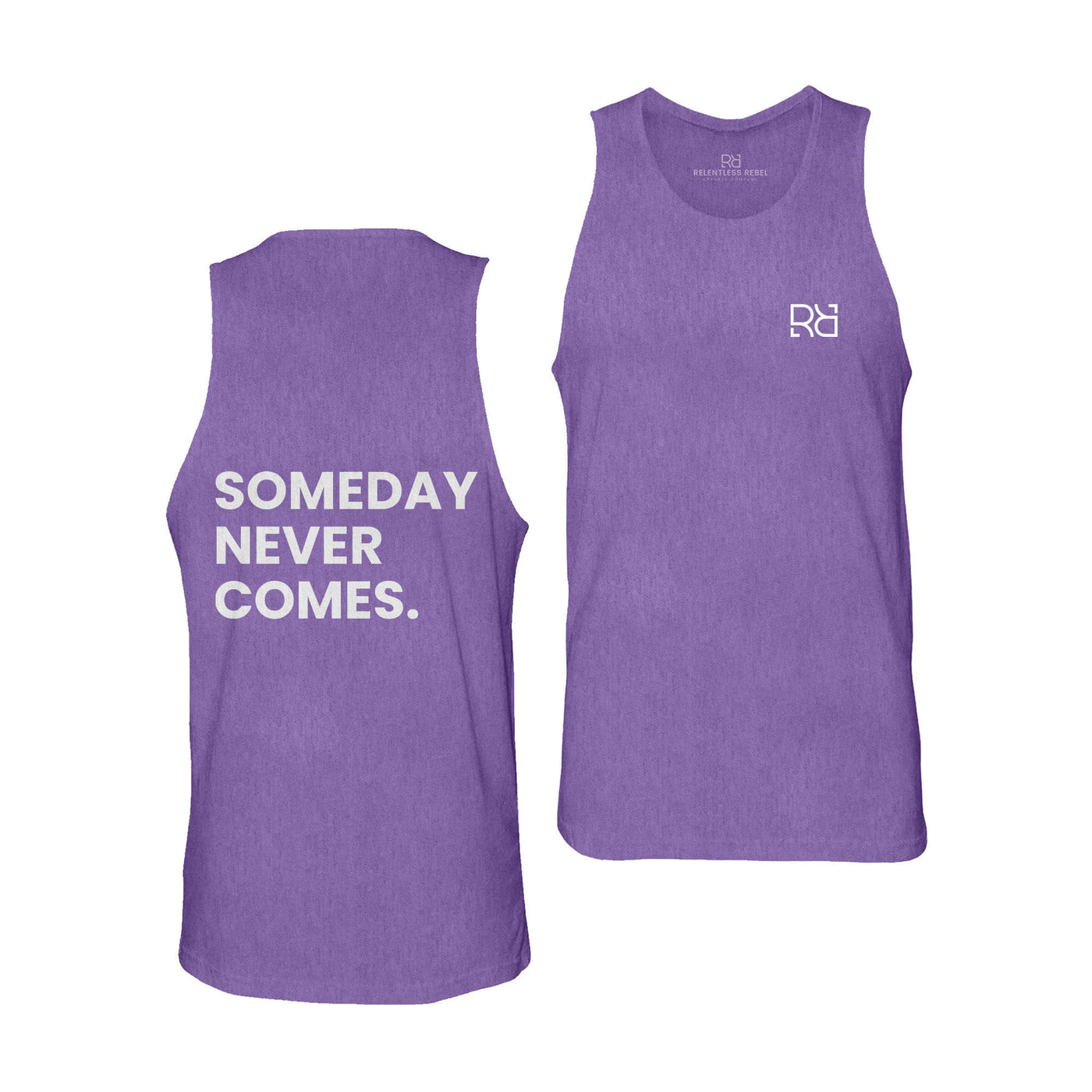 Purple Someday Never Comes Men's Tank