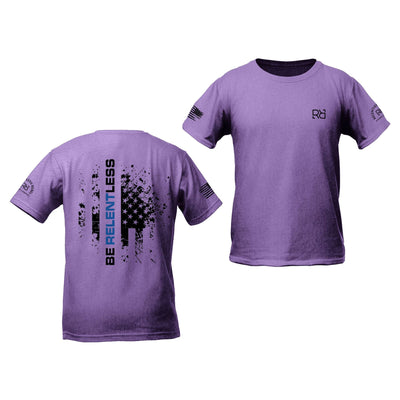 Purple Be Relentless Law Enforcement Edition Youth Tee