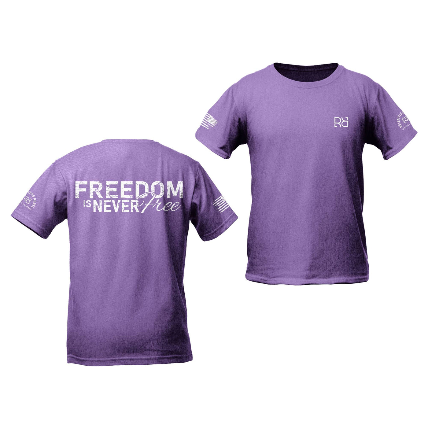 Purple Freedom is never Free Youth Tee