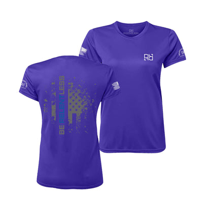 Purple Be Relentless Law Enforcement Edition Women's Dri Fit