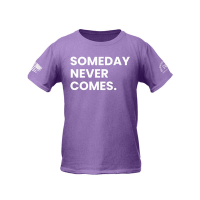 Purple Someday Never Comes Youth Tee