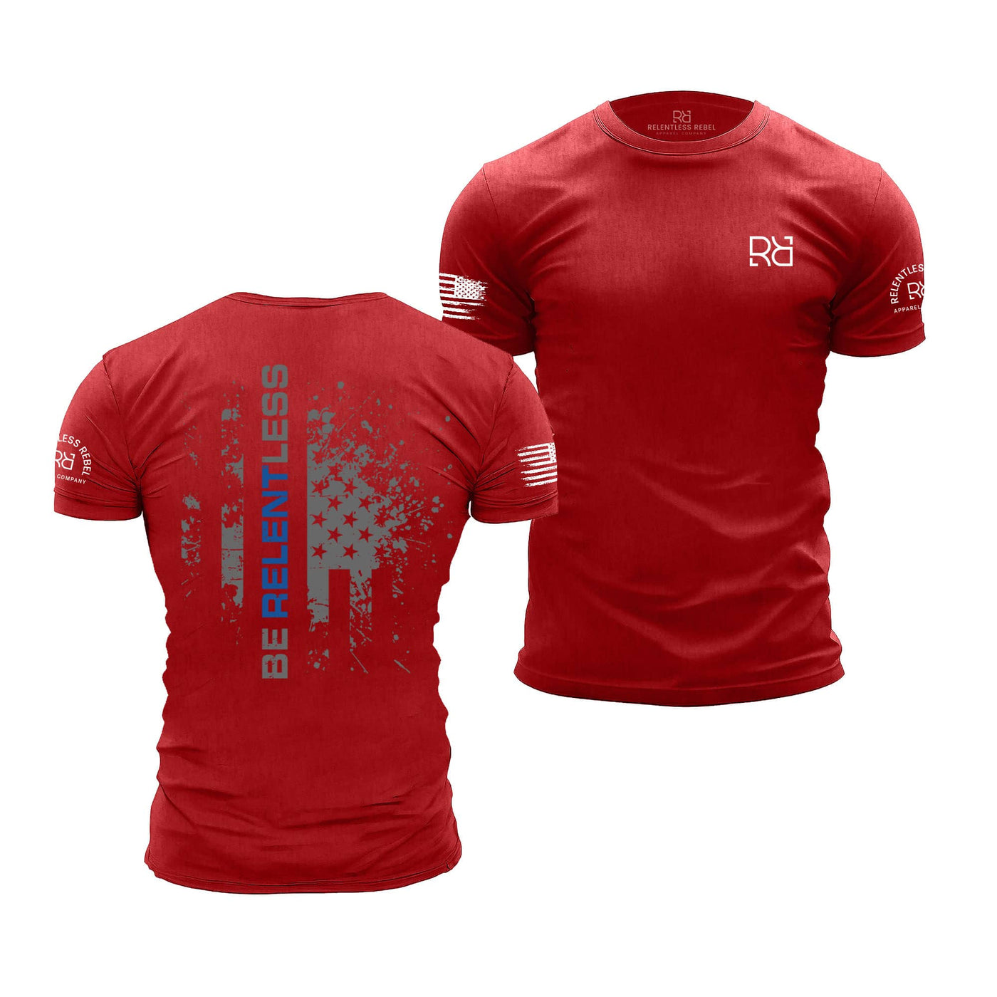 Be Relentless Red Men's Tee