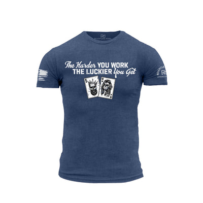 Rebel Blue Men's The Harder You Work Front Design Tee