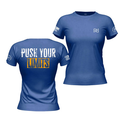 Push Your Limits Rebel Blue Women's Tee