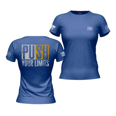 Push Your Limits Rebel Blue Women's Tee