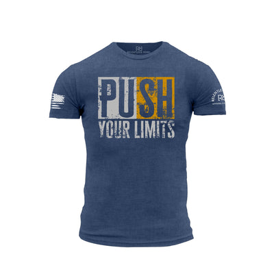 Rebel Blue Push Your Limits | Premium Men's Tee