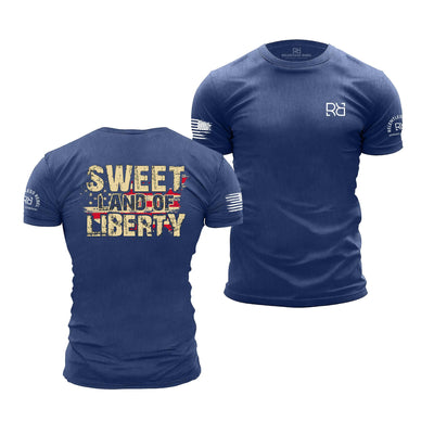 Rebel Blue Sweet Land of Liberty - Premium Men's Tee