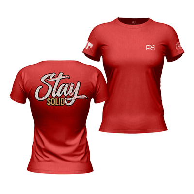 Stay Solid Rebel Red Women's Tee