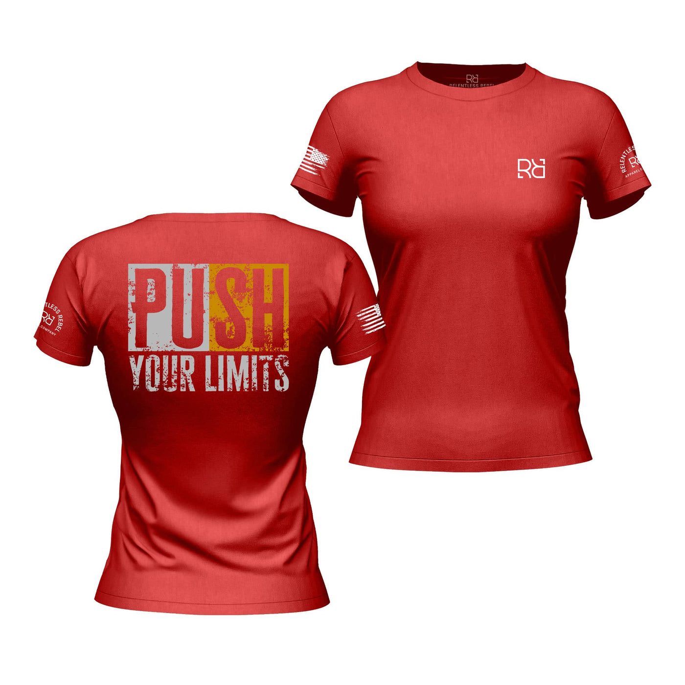 Push Your Limits Rebel Red Women's Tee