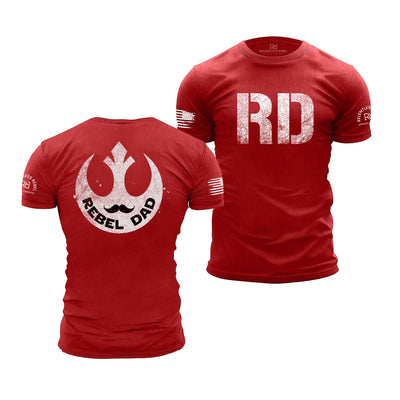 Rebel Red Men's Rebel Dad Back Design Tee