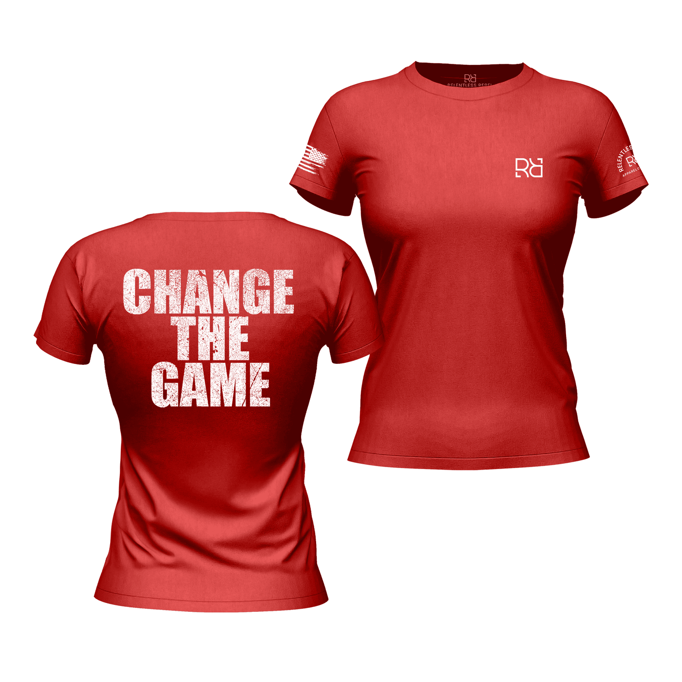 Change the Game Rebel Red Women's Tee