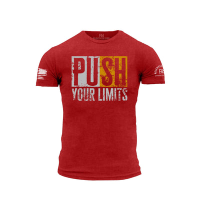 Rebel Red Push Your Limits | Premium Men's Tee