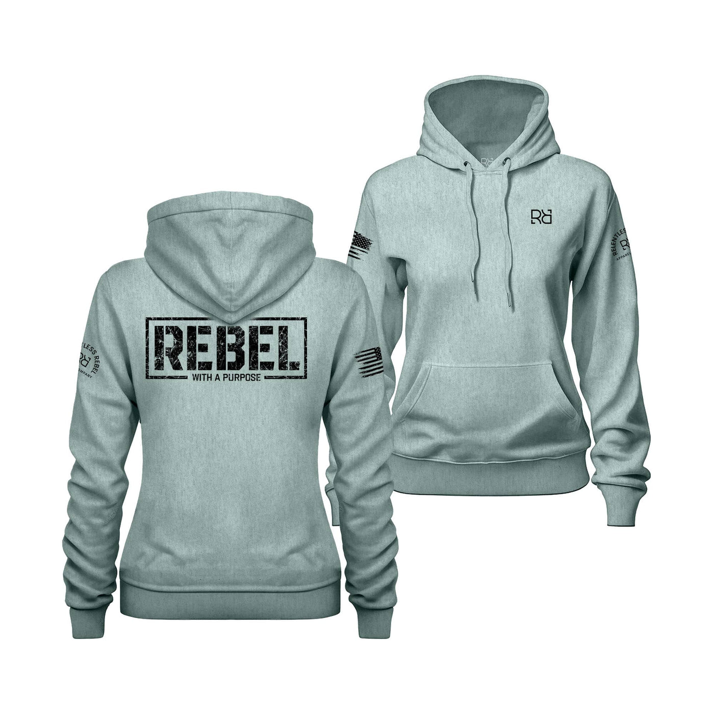 Seafoam Rebel With A Purpose Women's Hoodie