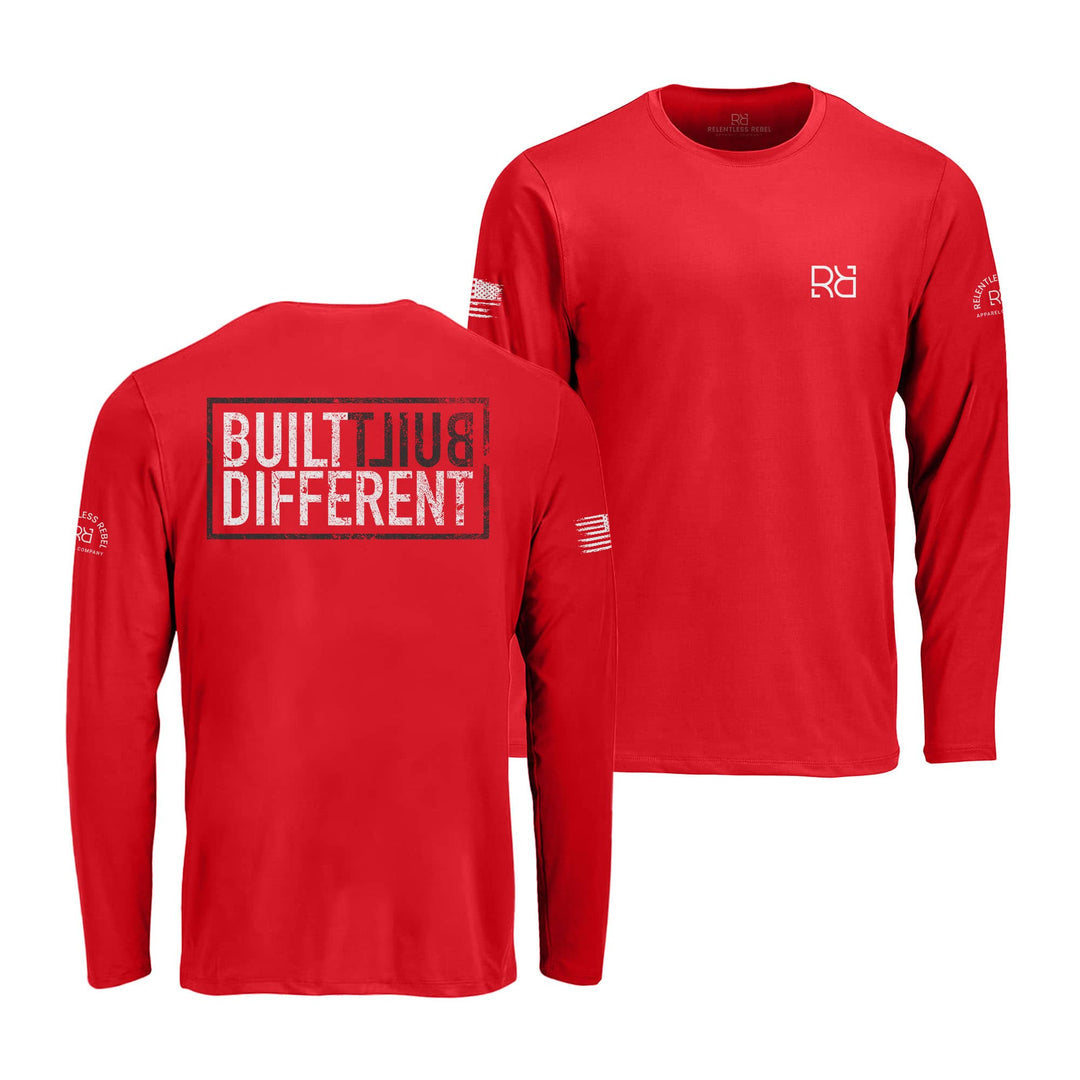 Built Different Men's Dry Fit Long Sleeve UPF50