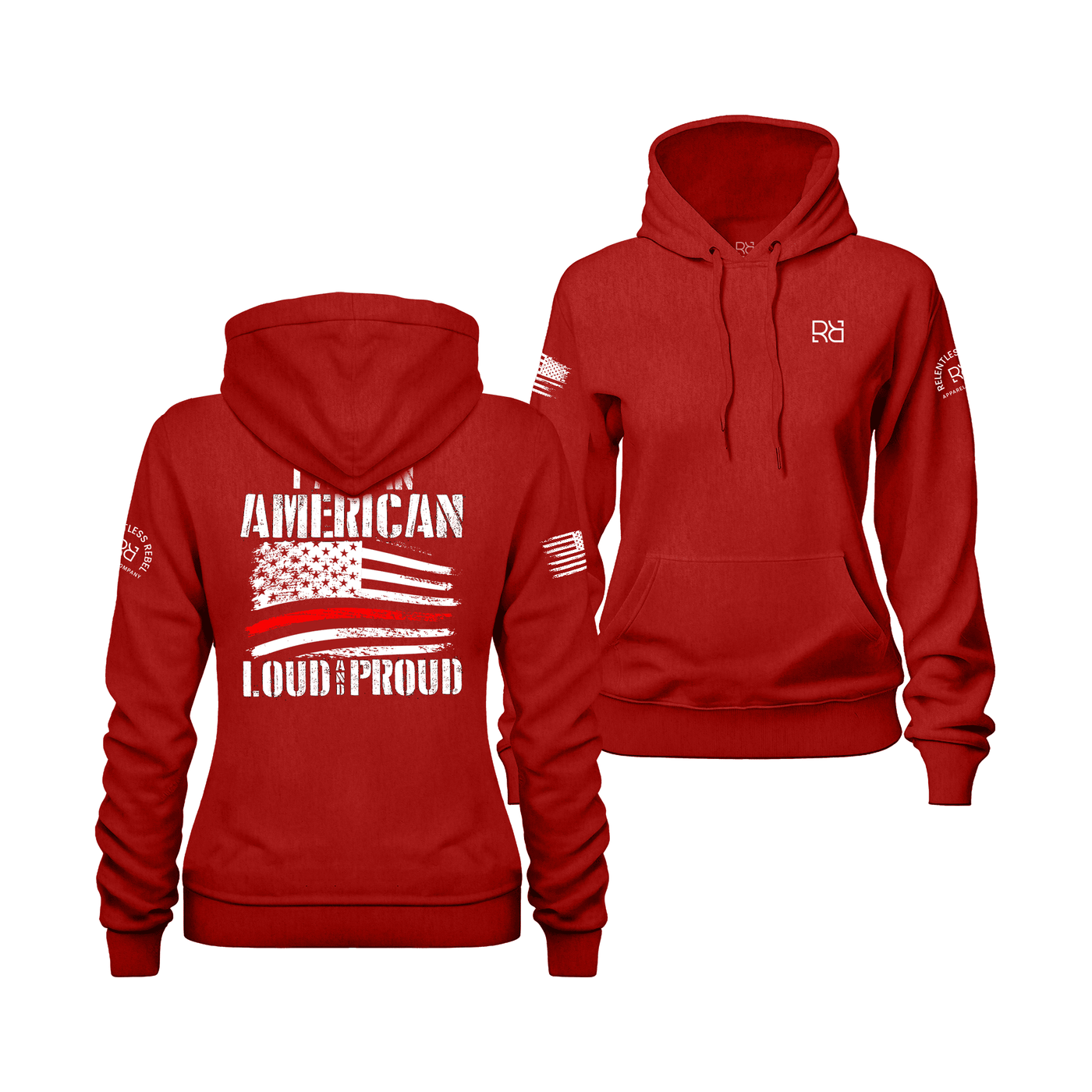 I Am an American - Loud and Proud | Women's Hoodie