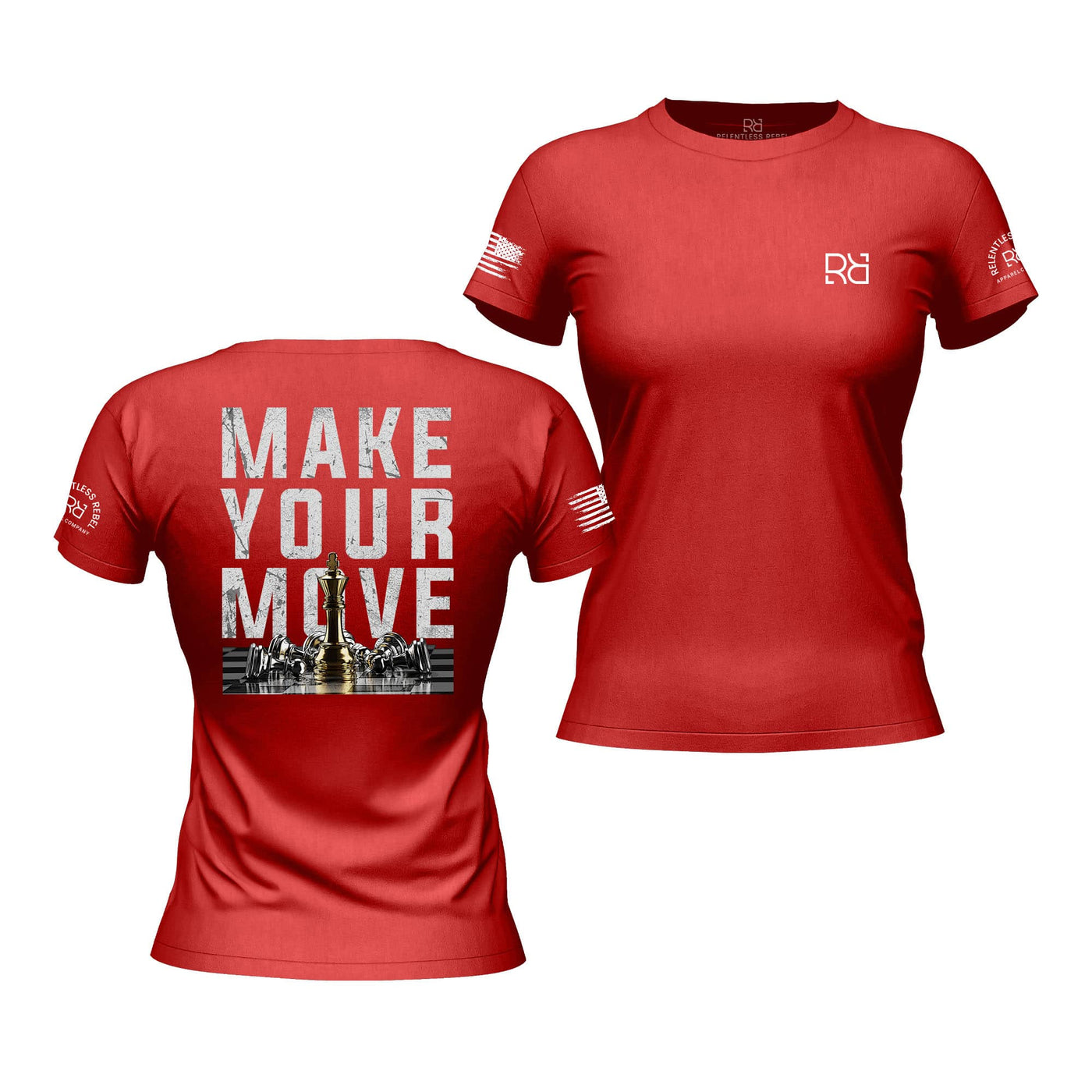 Make Your Move Rebel Red Women's Tee