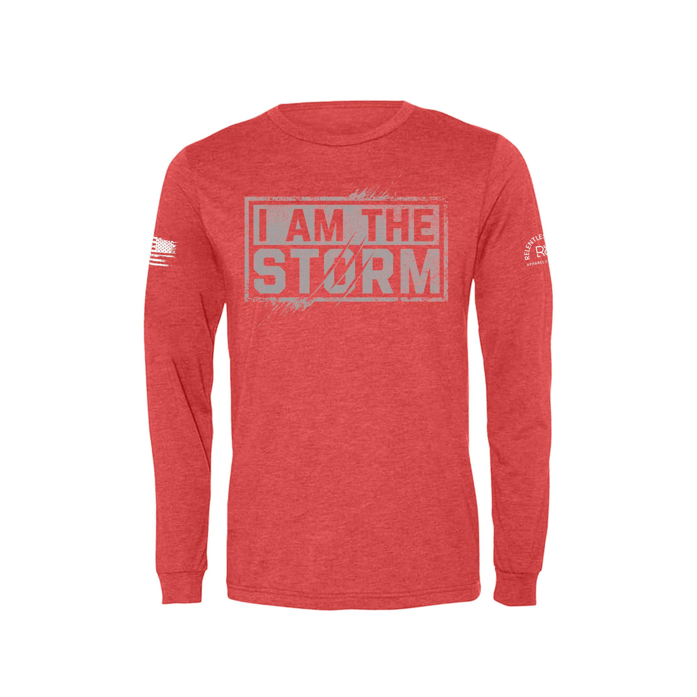 I Am The Storm® | 2 | Front | Men's Triblend Long Sleeve