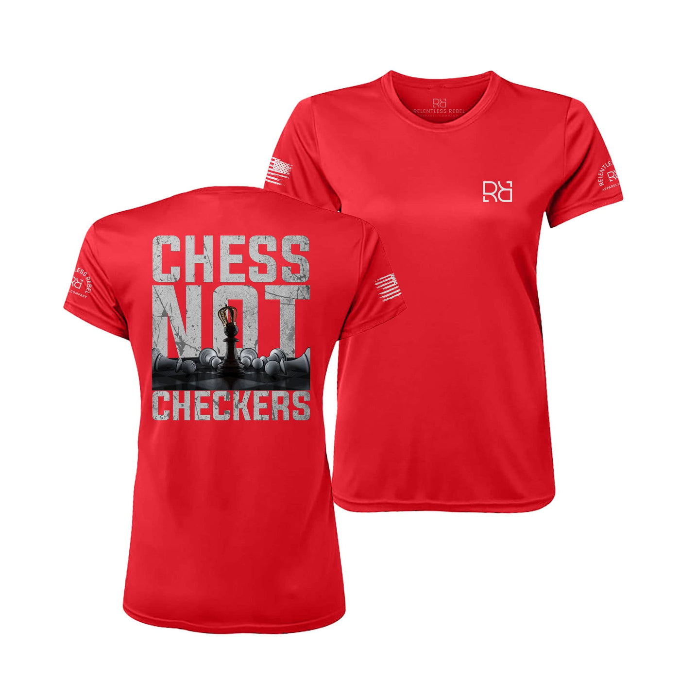 Red Chess Not Checkers Women's Dry Fit