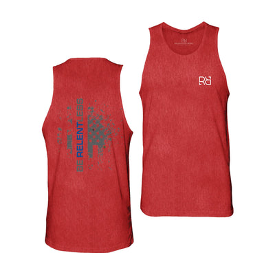 Red Be Relentless Law Enforcement Edition Men's Tank Top