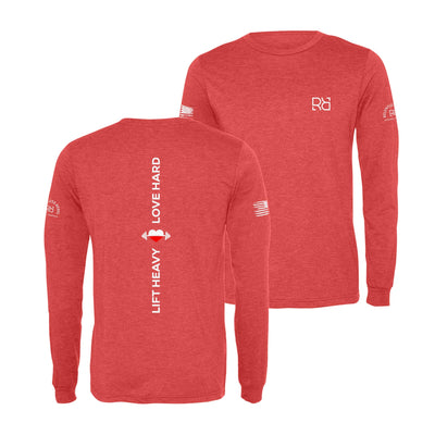 Red Lift Heavy Love Hard Men's Long Sleeve