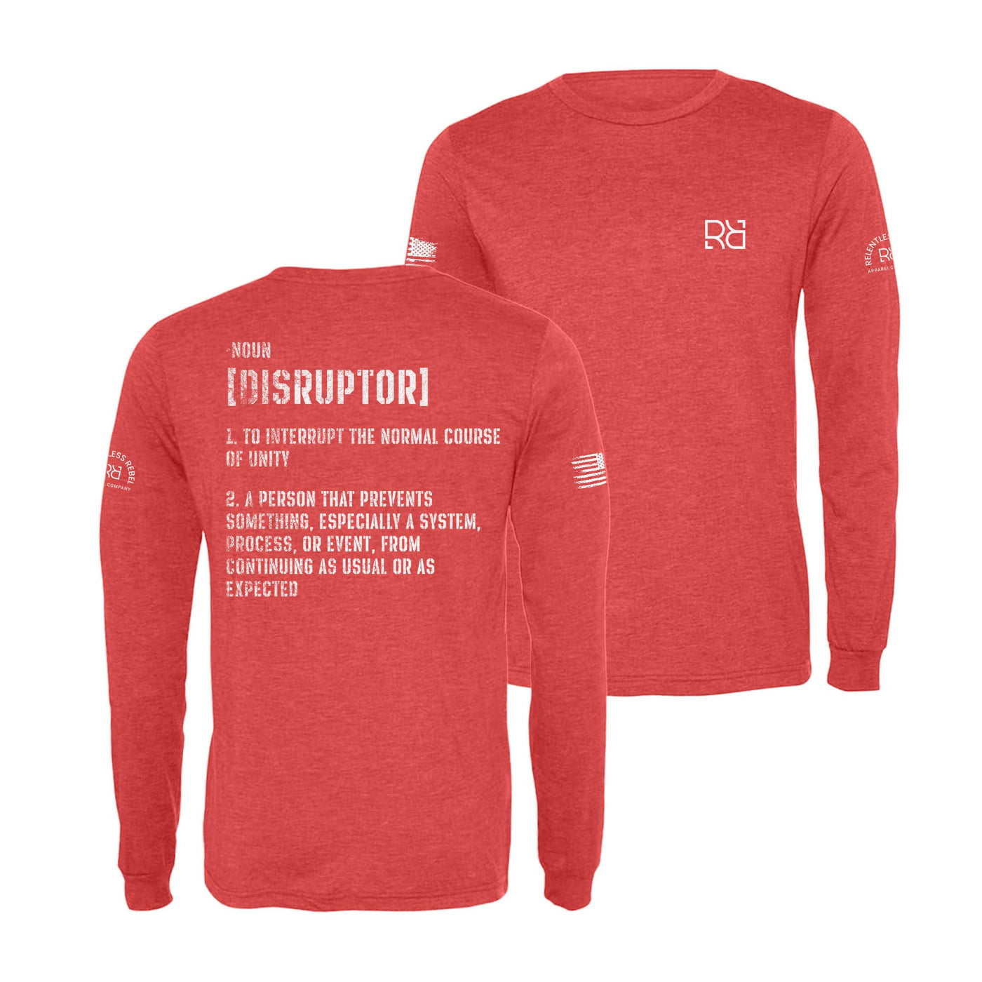 Red The Disruptor Men's Long Sleeve