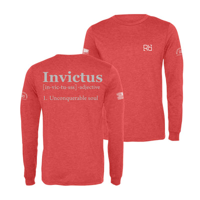 Red Invictus Men's Dri Fit Long Sleeve