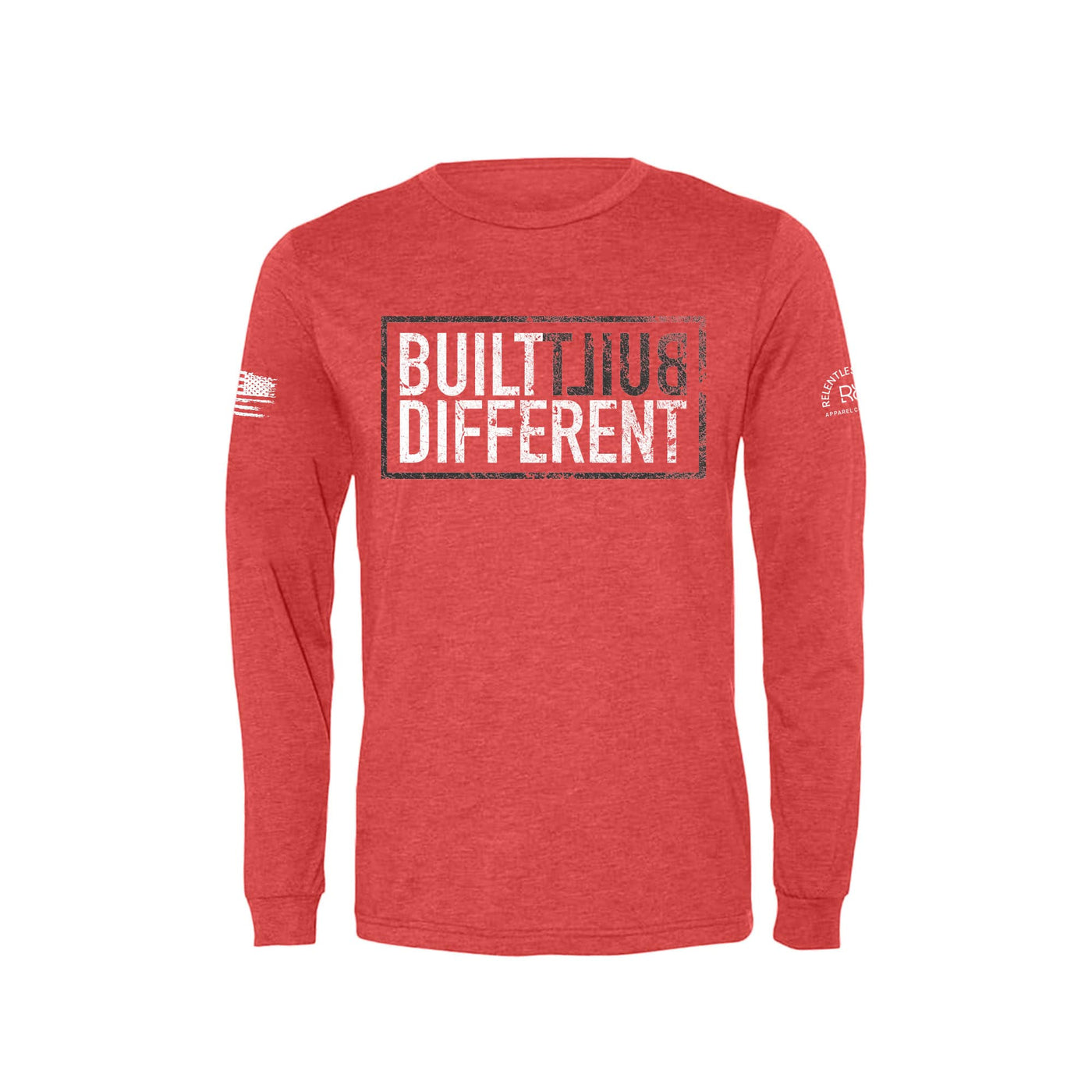 Red Built Different Men's Long Sleeve