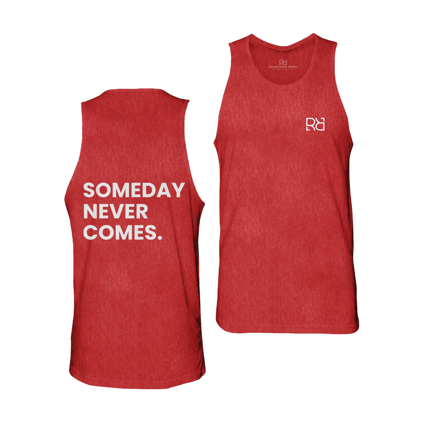 Red Someday Never Comes Men's Tank