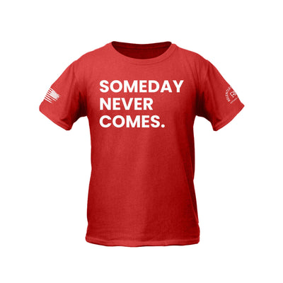 Red Someday Never Comes Youth Tee