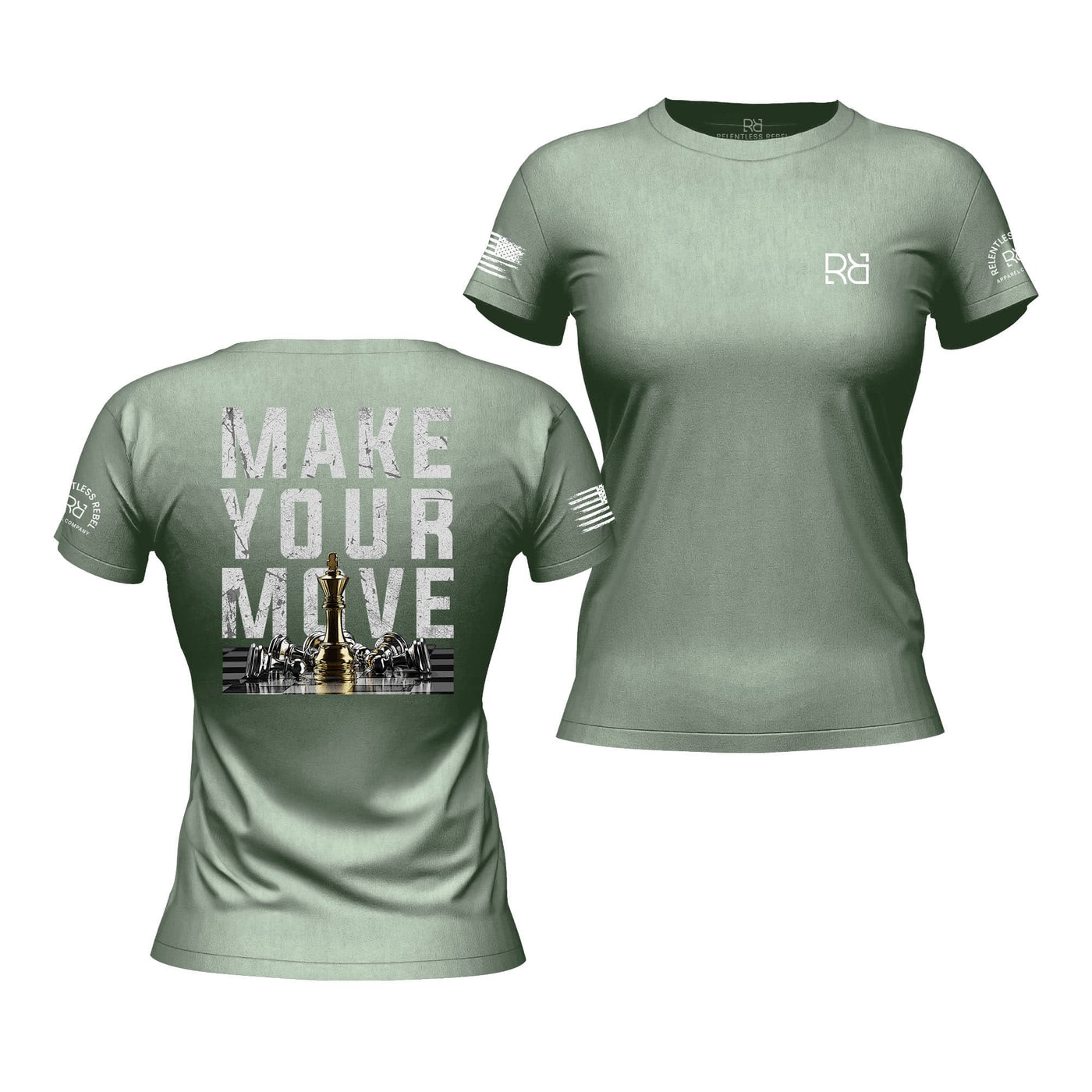 Make Your Move Heather Sage Women's Tee