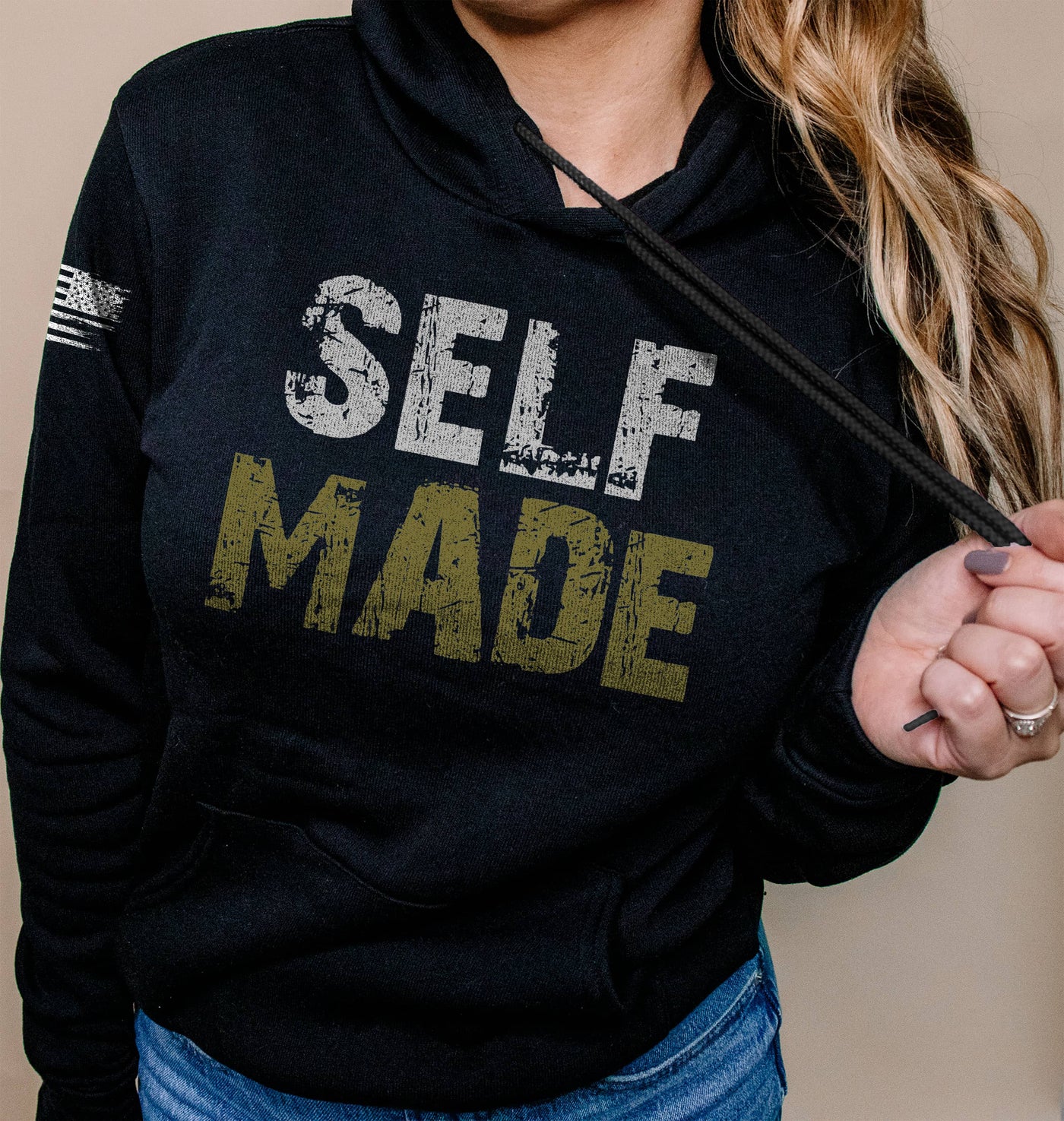 Black Self Made Women's Hoodie