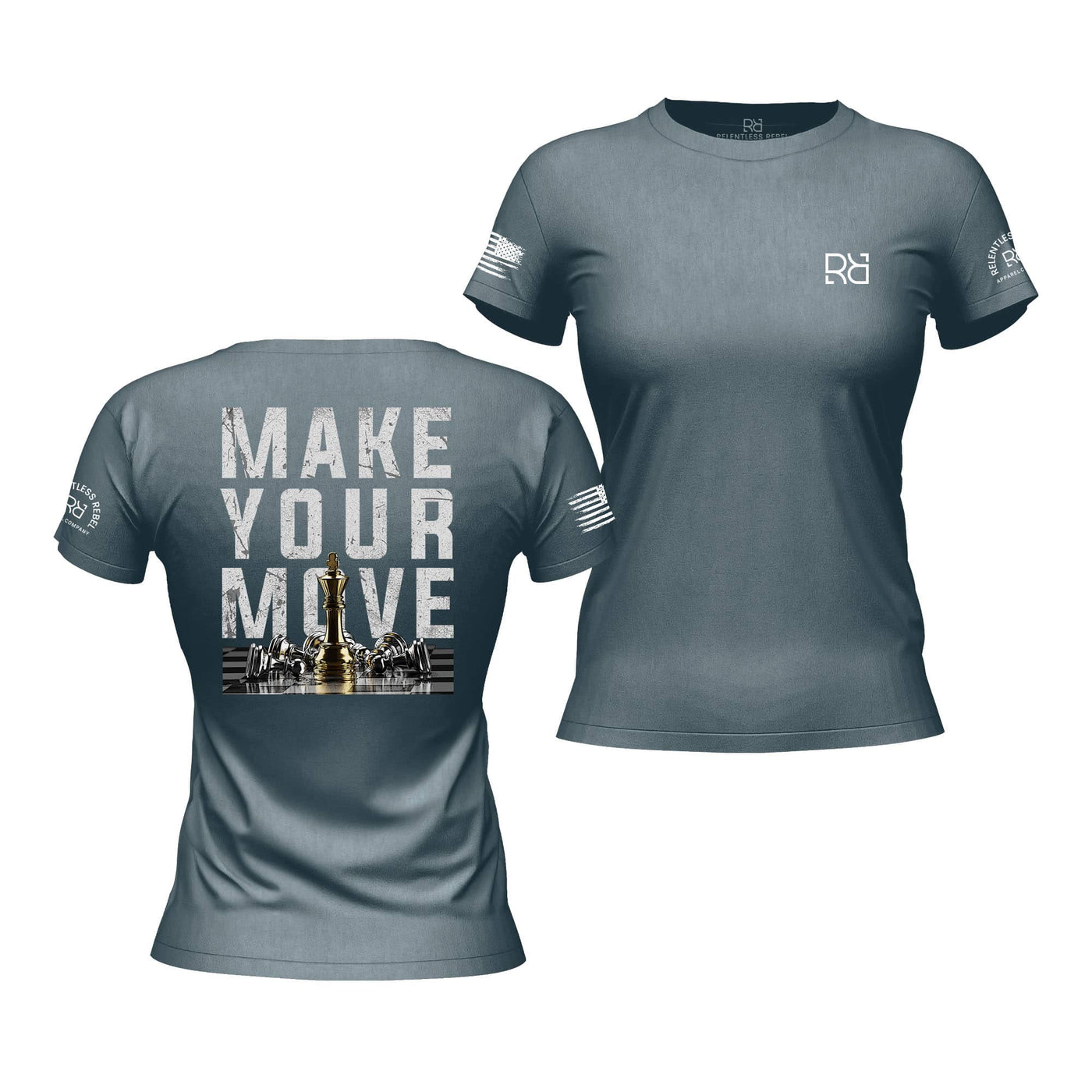 Make Your Move Heather Slate Women's Tee