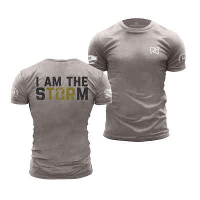 Heather Stone Men's I Am The Storm Back Design Tee