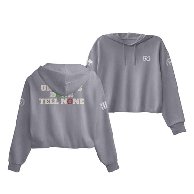 Storm Until It's Done Tell None Women's Cropped Hoodie