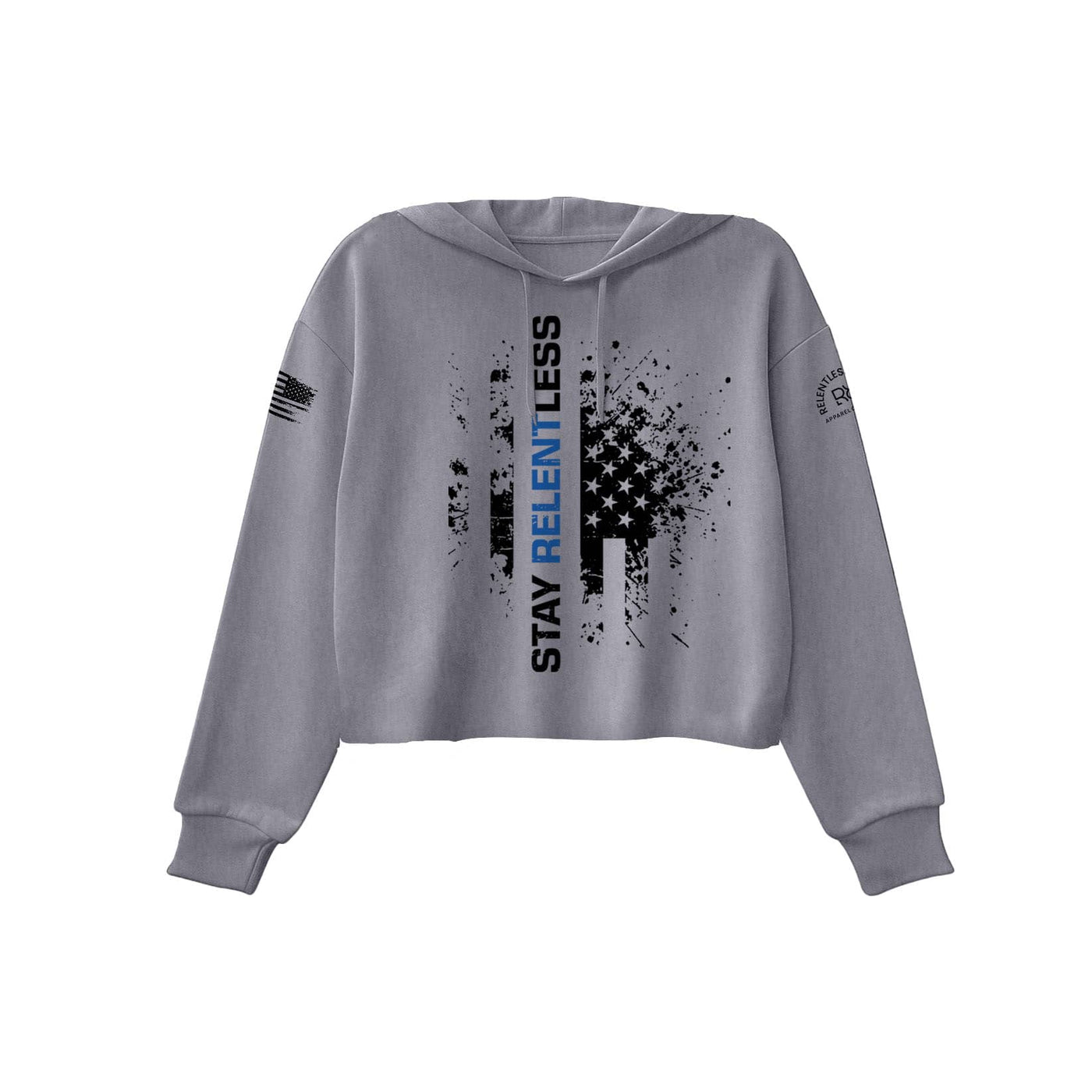 Storm Be Relentless Law Enforcement Edition Women's Cropped Hoodie