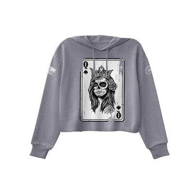 Storm Rebel Queen "Rebel Ace" Women's Cropped Hoodie