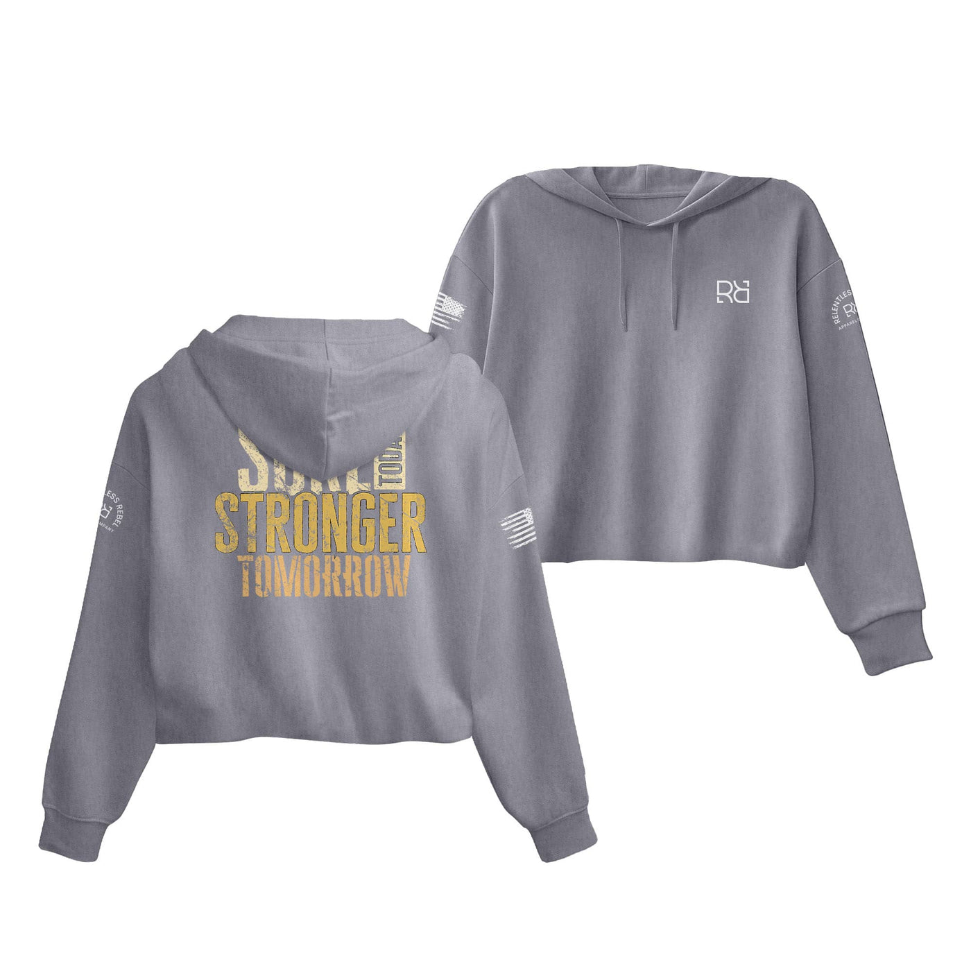 Storm Sore Today Stronger Tomorrow Women's Cropped Hoodie