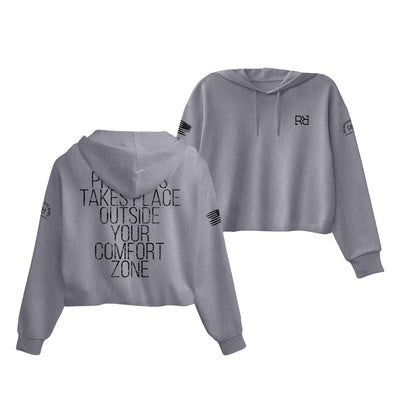 Storm Progress Takes Place Women's Cropped Hoodie