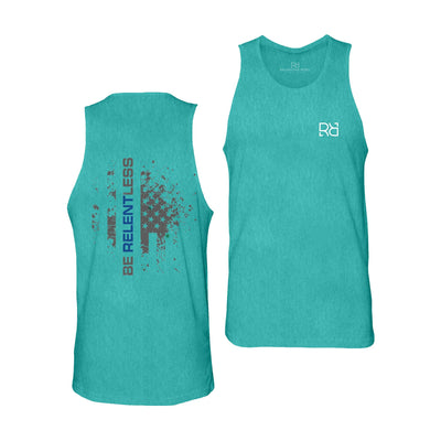 Teal Be Relentless Law Enforcement Edition Men's Tank Top