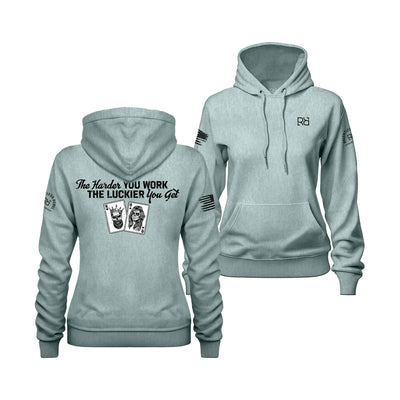 Sea Foam The Harder You Work... Women's Hoodie