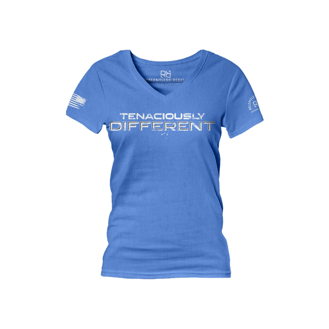 True Royal Tenaciously Different Women's V-Neck Tee