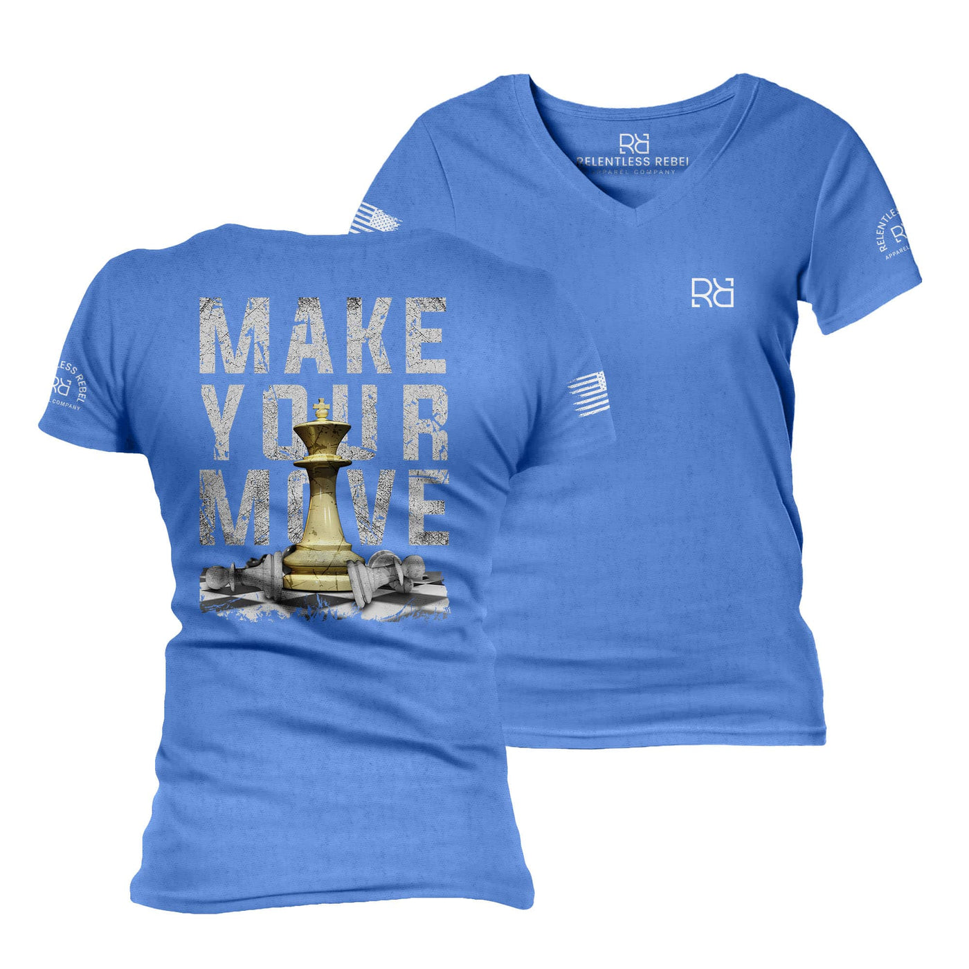 True Royal Make Your Move Women's V-Neck Tee