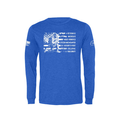 Royal A Veteran Men's Long Sleeve Tee