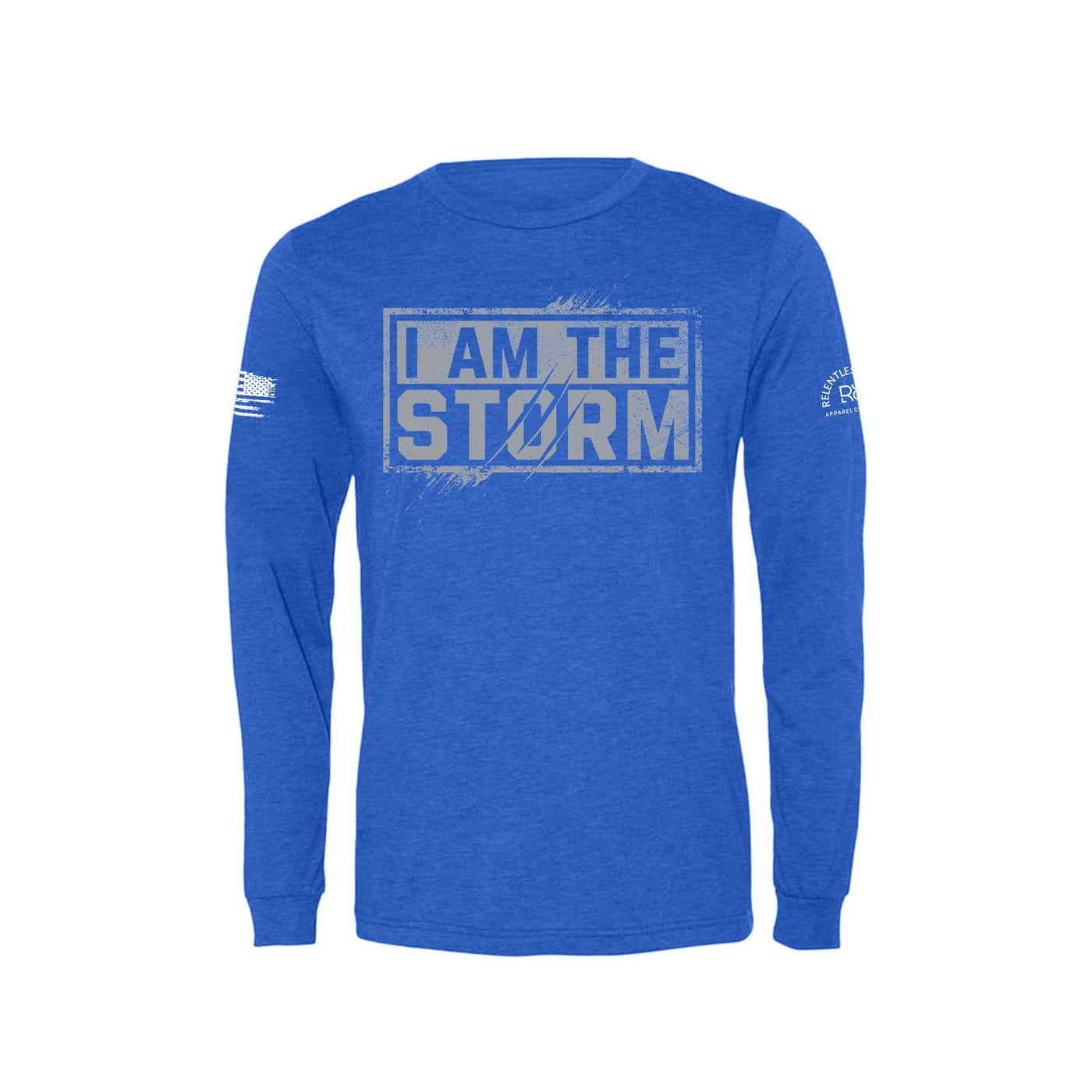 I Am The Storm® | 2 | Front | Men's Triblend Long Sleeve