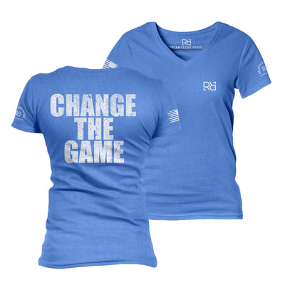 True Royal Change the Game Women's V-Neck Tee