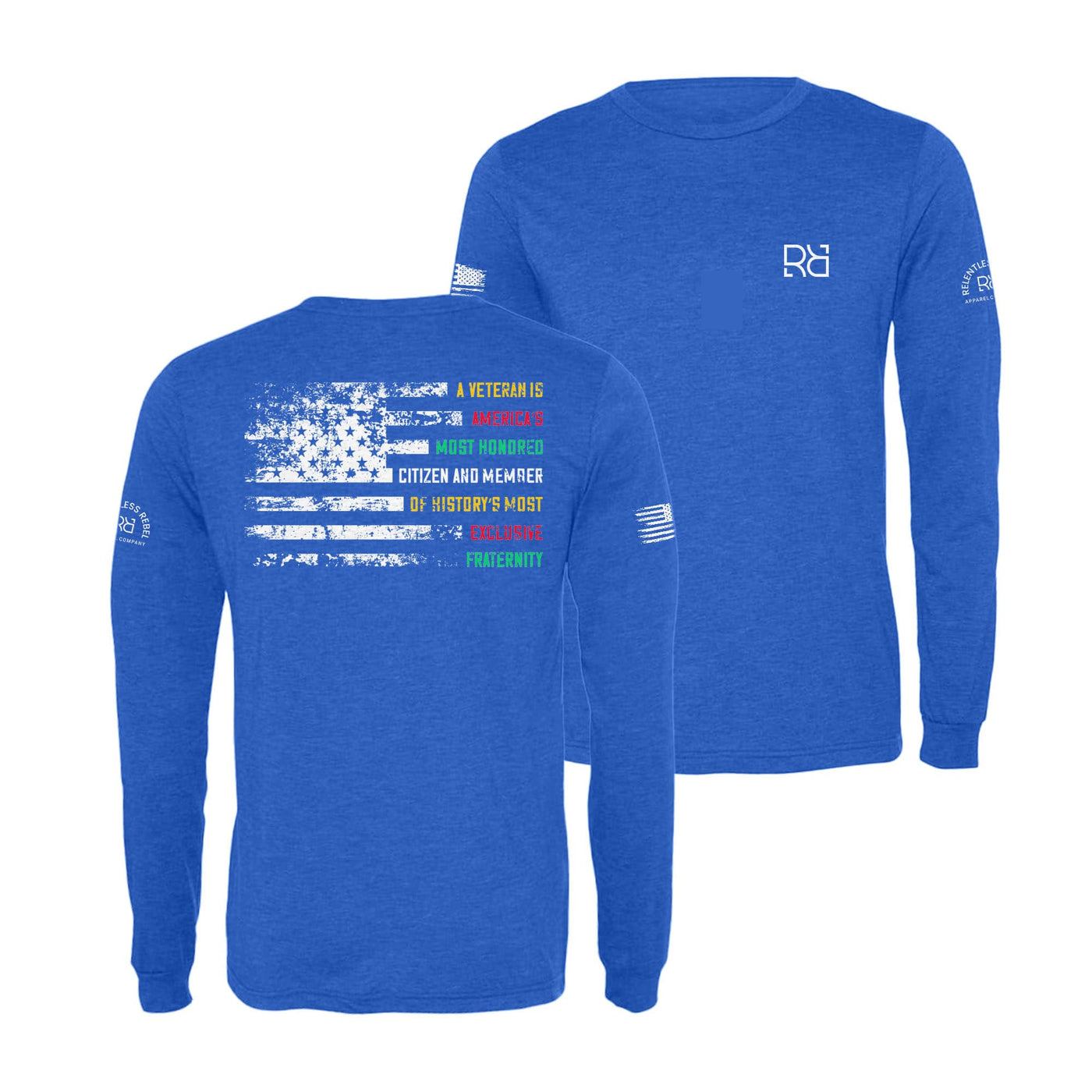 True Royal A Veteran Men's Long Sleeve